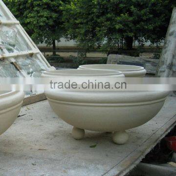 Fiberglass planter pots