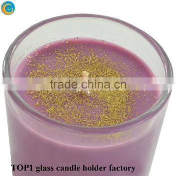 Scented Frosted Glass Jar Handmade Soy Candle photo-2