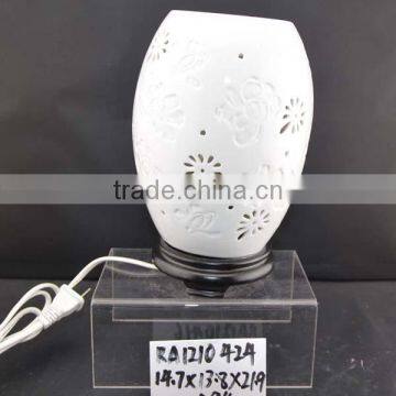 promotional gifts ceramic electric fragrance oil burner with lamp function