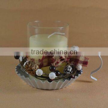 Cup shape candle holder