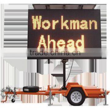 Mobile LED Variable Message Signs VMS Trailer For Sale photo-3