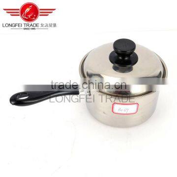 Stainless Steel Single Handle Milk / Stock Pot coffee warmer/milk warmer cookware with competitive price
