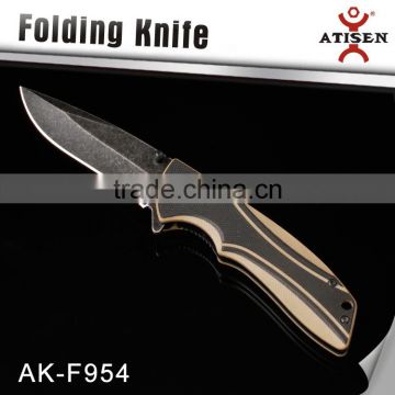 G10 Handle Folding Knife Outdoor Camping Hand Tools