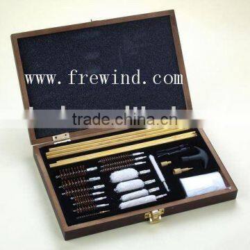 28pcs gun brush wooden box kit