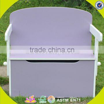 Wholesale Baby Wooden Storage Box Chair Cheap Kids Wooden Storage Box Chair Popular Children Wooden Storage Box W08G017A photo-3