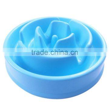 safty pet product plastic slow feed dog/pet bowl, Anti-Chocking Feeder, Healthy Diet For Dog