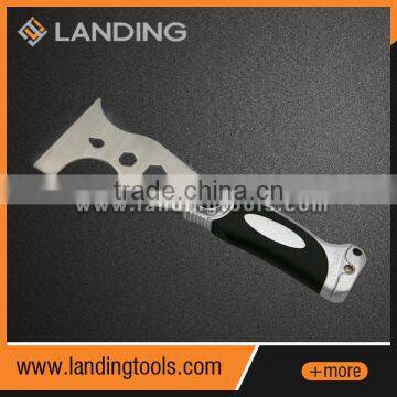 385201 TPR covering Hardened zinc handle Stainless steel Multi-purpose knife ,Scraper