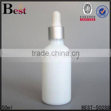 Cosmetic Oil 30ml Glass Bottle White 30ml Glass Dropper Bottle for Skin Care photo-5