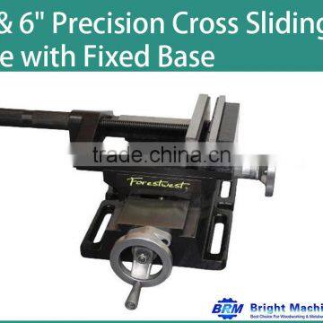 4" & 6" Precision Cross Sliding Vice with Fixed Base