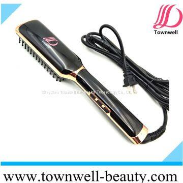Hair Straightening Brush Straightener Brush With Ion Generator photo-5