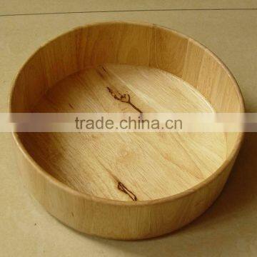 Gorgeous Rubber Wood Salad Bowl, Different Size and Height Can be Available