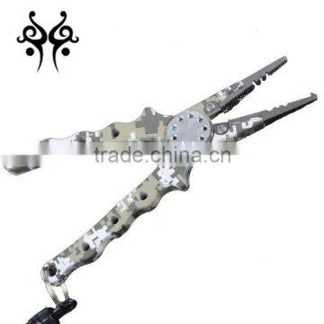 QJ-FP002 7inch Camouflage Aluminum Handle Tungsten Blade Fishing Pliers photo-4