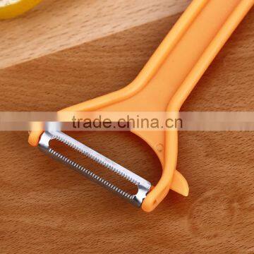 Customized Color Factory Wholesale PP Material Stainless Steel Blade Brush Shape Potato Peeler photo-4