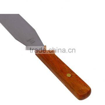 8" Inch Toast Bread Pizza Cutter Cake Cutter Knife Stainless Steel With Wood Hand German Quality photo-3