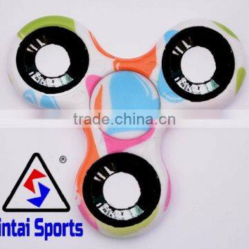 Creative Funny Tri-Spinner Fidget Cube Toy / finger spinner For Autism and ADHD Rotation Time Long Anti Stress Toys