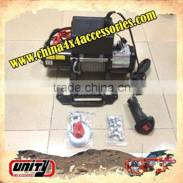 China 4x4 accessories winch wireless remote control 12v 24v