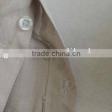 Men's 100% Cotton Guayabera Shirt With Long Sleeve and Pintuck Embroidery photo-6