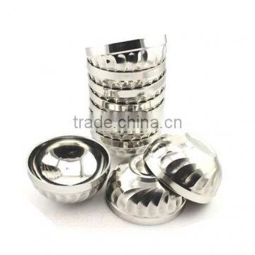 Top Quality Round Stainless Steel Salad Bowl Set photo-6