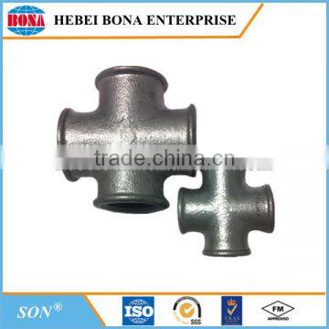 High Quality Galvanized Malleable Iron Pipe Fittings Cross With Competitive Pirce photo-3