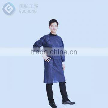 PP SMS Nonwoven Dispossable Dental Lab Coat photo-3