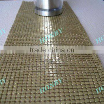 4mm Metallic Sequin Table Runner in Gold Color