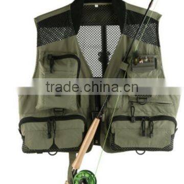 Black High Visibility Safety Vest fishing safety vest