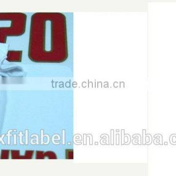 customized number heat transfer for garment