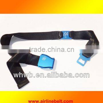 Airline airplane aircraft alloy buckle leather belt