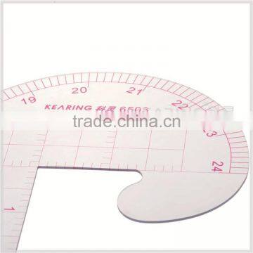 Kearing PVC 16'' & 24'' Multifunctional HIP CURVE RULER / Metric Garment Curve Ruler # 6502 photo-3