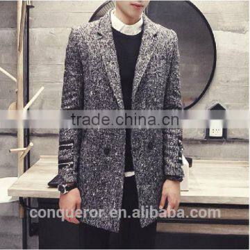 wool winter coat made to measure men overcoat BCZ013