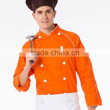 Hot Sale High Quality Yellow Chef Jacket Uniform photo-5