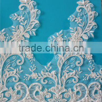 Made in China beaded bridal lace trim best selling products in dubai