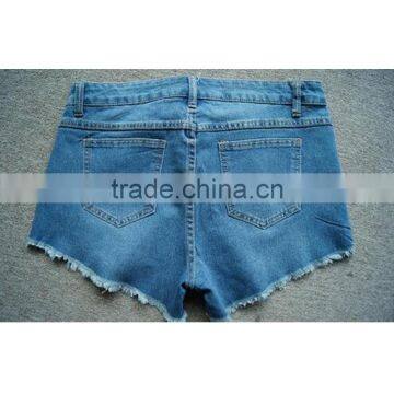 Wholesale Sexy Short Blue Jeans Pants Stock Lot photo-2