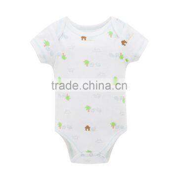 OEM Sevice Baby Clothes Short Sleeve Cotton Baby Romper For Summer Jumpsuit