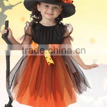 China supplier Halloween 2pcs clothes set for girl,including dress and hat import from china