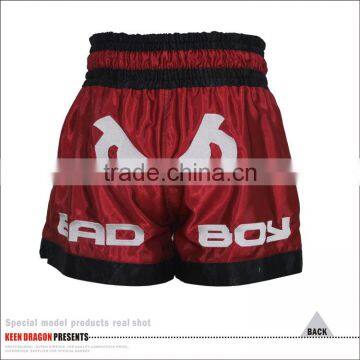 High Quality Custom Muay Thai Red Boxing Shorts photo-3