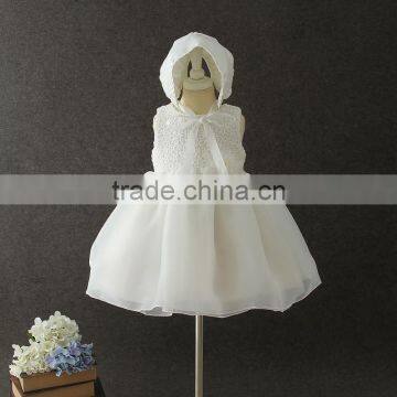 white hats crocheted baby birthday girls party princess dresses