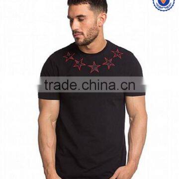Wholesale china brushed cotton mens custom tshirts