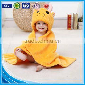 China Supplier Embroidered Velour Customized Flannel Wholesale Hooded Towel Clothes Baby Clothing Design Babyhood photo-5