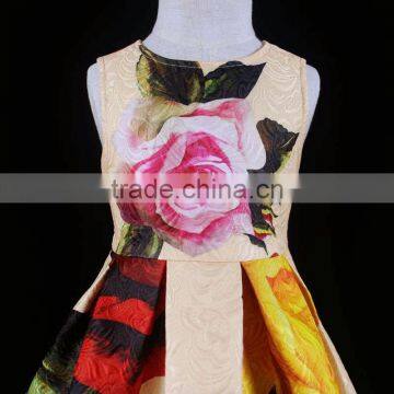 High Quality Summer Girl Dress Family Matching Outfits Mommy And Me Printed Dress Mother And Daughter Matching Dresses photo-3