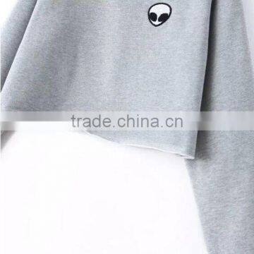 2018 Wholesale Casual OEM Good Quality Crop Top Sex Hoodies photo-2