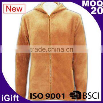 High Quality Lighter Zipper up Dri Fit Breathable Removable Hood Hoodies photo-5