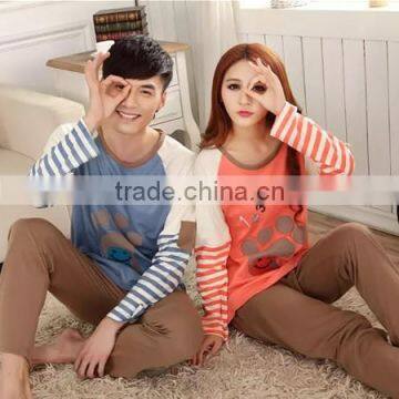 2015 Wholesale Patchwork Couple Pajamas photo-3