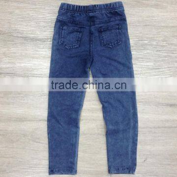 Girls 65% Cotton 33% Polyester 2% Spandex Knit Denim Legging/jegging#3R5560 photo-2