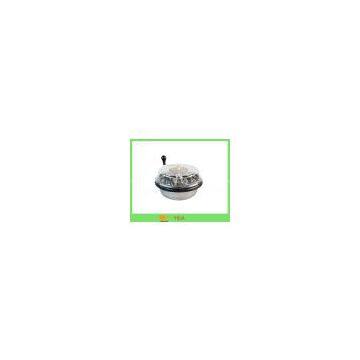 (Trimmer Machine)16 inch clear Flat-top bowl hand drive leaf trimmer