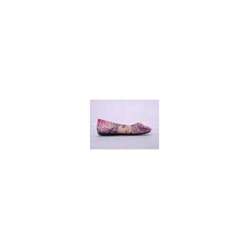 Floral Canvas Girls Ballet Flats Shoes , 32 Size Breathable Causal EVA