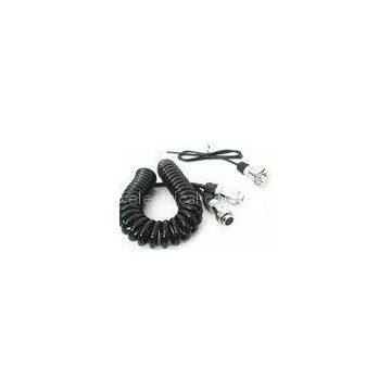 Waterproof 7 Pin Spiral Power Cable Trailer Cable for Motorhome Security Camera