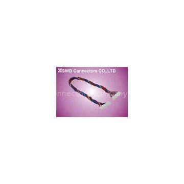 Automotive 1.0mm Pitch Wire Harness Assembly 2 pin - 24 pin , Right / Vertical Angle