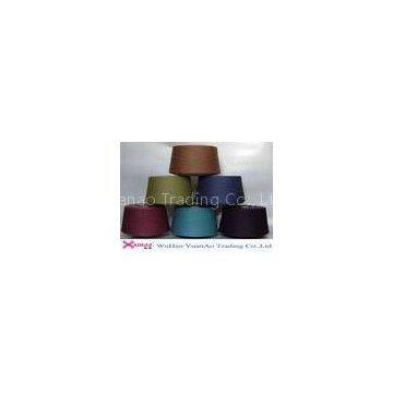 100% Polyester  Ring Spun / TFO Yarn High Tenacity Polyester Yarn On Plastic Cone