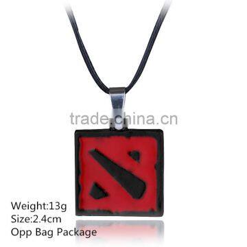 Wholesale Top Quality Black and Red Color Dota Alloy Choker Anime Necklace 10pcs/set